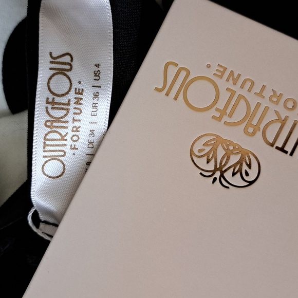 Outrageous Fortune BodyCon Black Dress - Picture 5 of 8